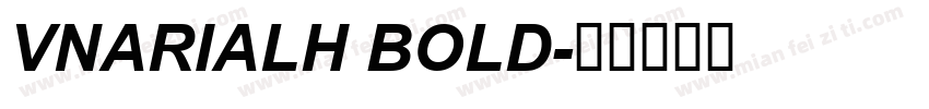 VnArialH Bold字体转换